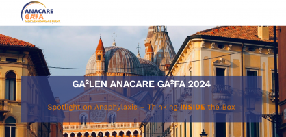 GA²LEN ANACARE FOOD ALLERGY AND ANAPHYLAXIS FORUM