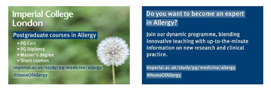 Imperial College London – Postgraduate courses in Allergy 