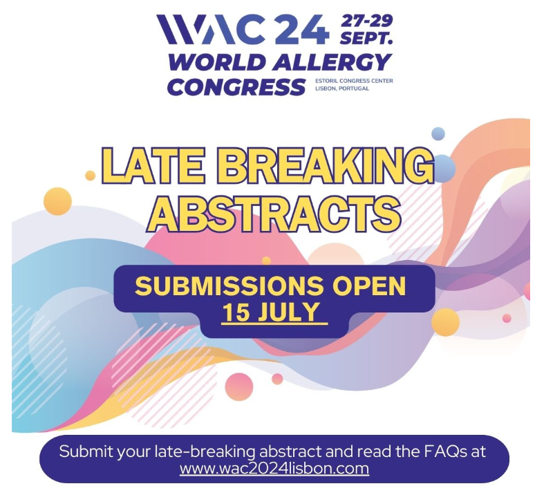 LATE BREAKING PARA RESUMOS NA WAC 2024 - 15 DE JULHO!