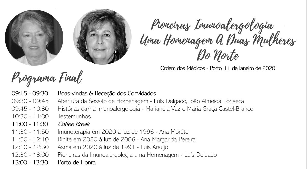 PIONEIRAS IMUNOALERGOLOGIA – UMA HOMENAGEM A DUAS MULHERES DO NORTE