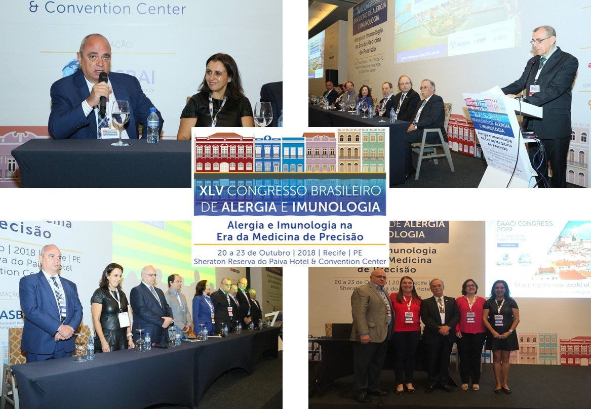 PRESENÇA PORTUGUESA NO 35º CONGRESSO BRASILEIRO DE ALERGIA E IMUNOLOGIA – RECIFE 20 A 23 DE OUTUBRO DE 2018