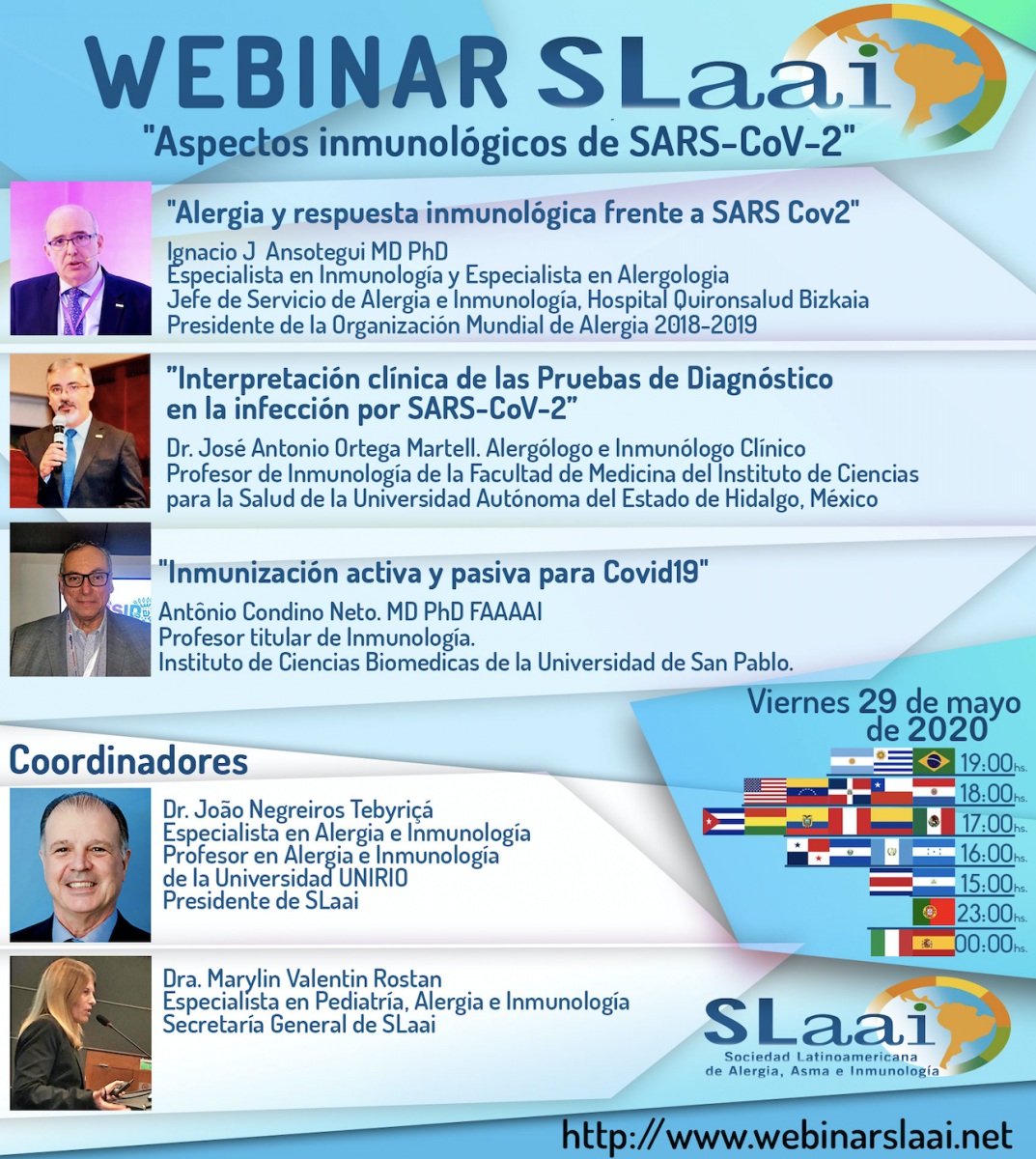 Primeiro WEBINAR SLaai 2020