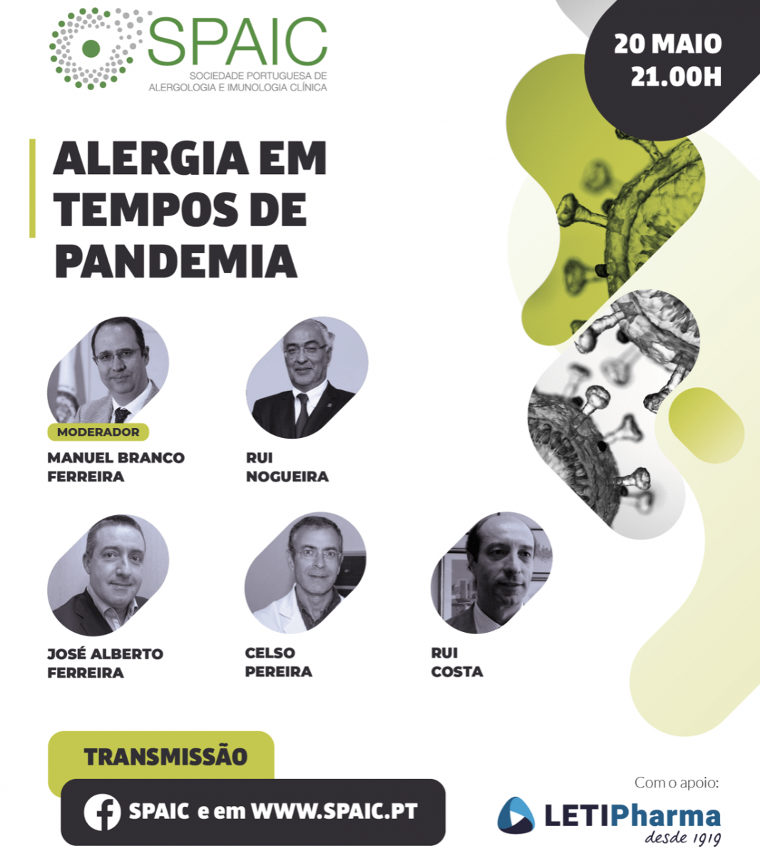 Webinar 20 Maio - Alergia em Tempos de Pandemia 