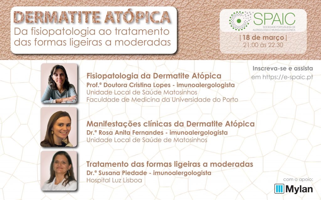 Webinar - dermatite atópica, da fisiopatologia ao tratamento